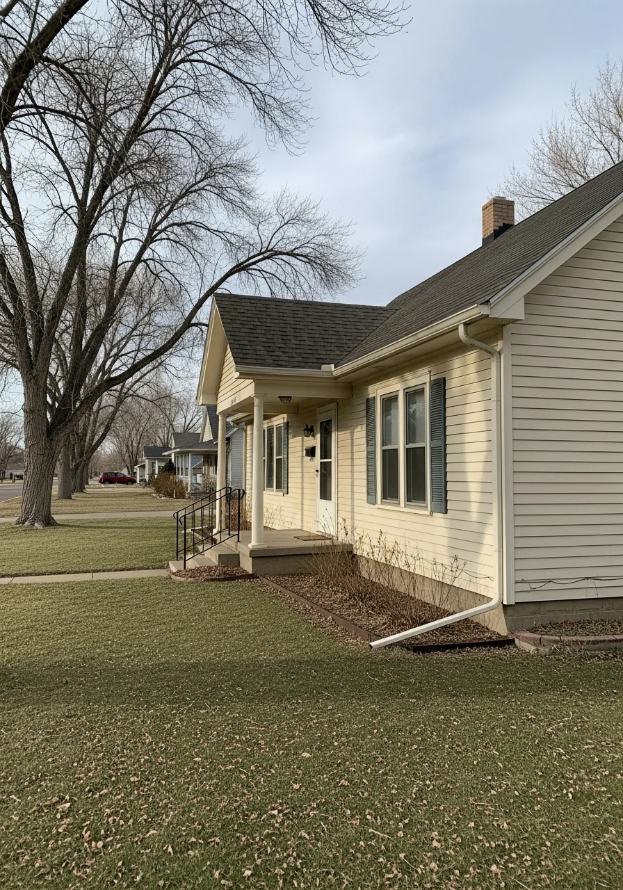 Fort Morgan home exterior showing regional architectural style and well-maintained property in plains setting.